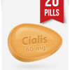 Generic Cialis 60 mg 20 Tabs