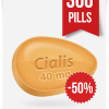 Generic Cialis 40 mg 300 Tabs