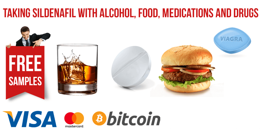 Taking Sildenafil with Alcohol, Food, Medications and Drugs